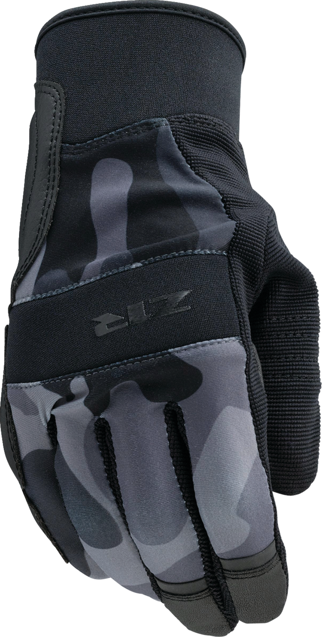 Guantes Z1R Billet - Camuflaje negro/gris - Talla pequeña 3330-7560 