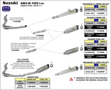Arrow SExhaust Mid Pipe Arrow Racing Suzuki GSXR 600 750 11-16  71381mi