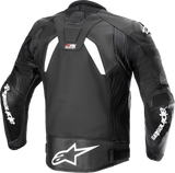 Chaqueta de cuero ALPINESTARS GP Plus R v4 Rideknit® - Negro/Blanco - 48 3100324-12-48