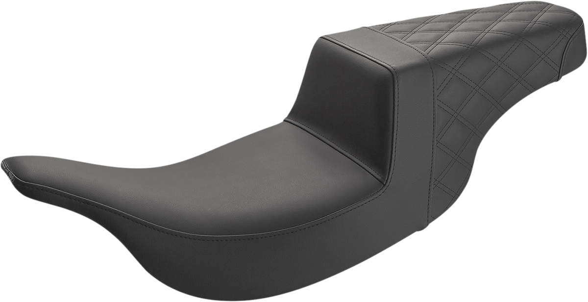 Asiento SADDLEMEN Step-Up - Costuras traseras de celosía - Negro 897-07-173