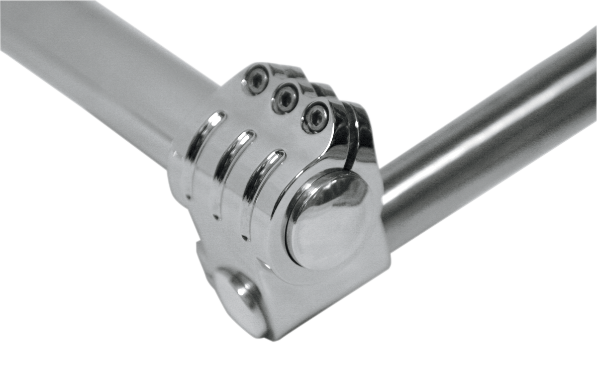 Manillar KLOCK WERKS - Colgador Klip - 14" - Cromo KWH-01-0334