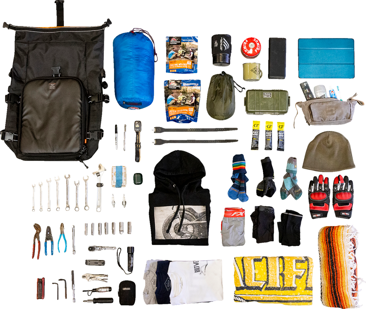 Bolsa para motocicleta BILTWELL EXFIL-80 - Gen 2 - Negra 3014-01