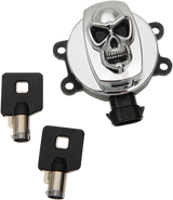 Interruptor de encendido DRAG SPECIALTIES - Calavera - Cromado E21-0214SKD 