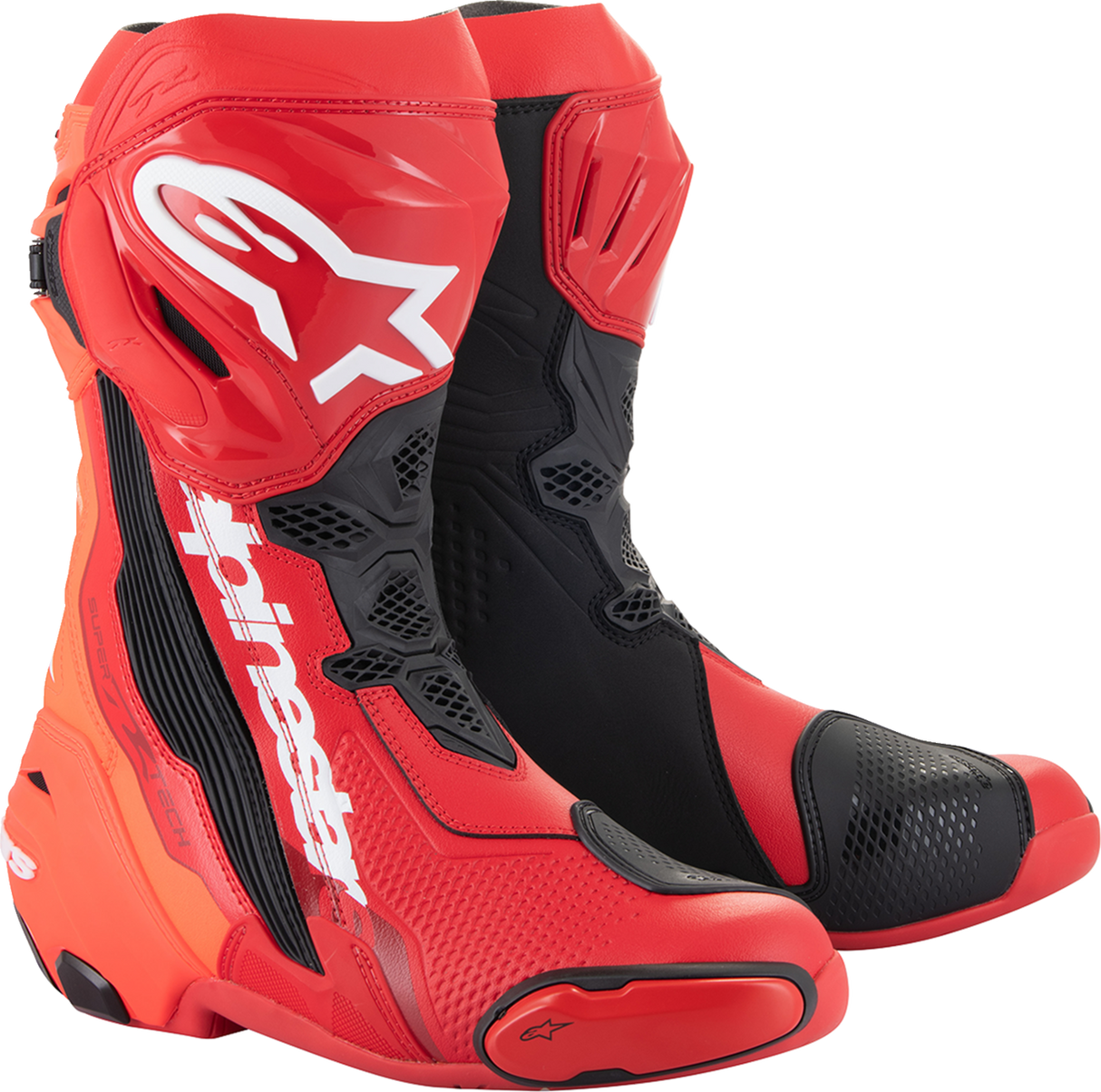 Botas ALPINESTARS Supertech R - Rojas - Talla 6 EE. UU. / 39 UE 2220021-3029-39