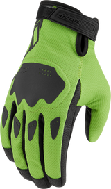 Guantes ICON Hooligan™ CE - Verde - Pequeños 3301-4366