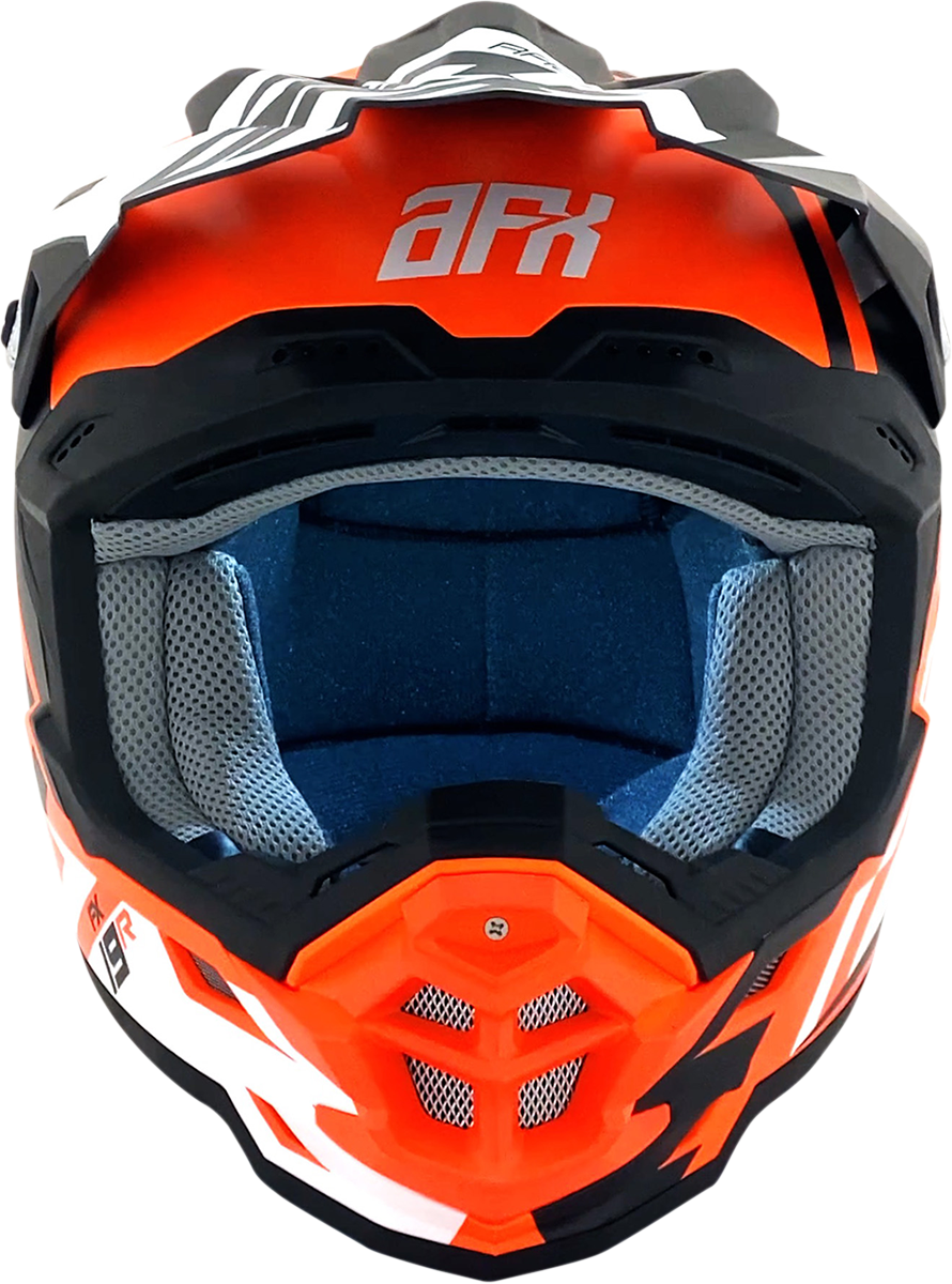 Casco de moto AFX FX-19R - Racing - Naranja mate - Grande 0110-7085 