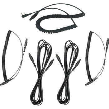 Kit de intercomunicador/radio y auriculares NAVATLAS - Biplaza - Negro NIRBHBK2 