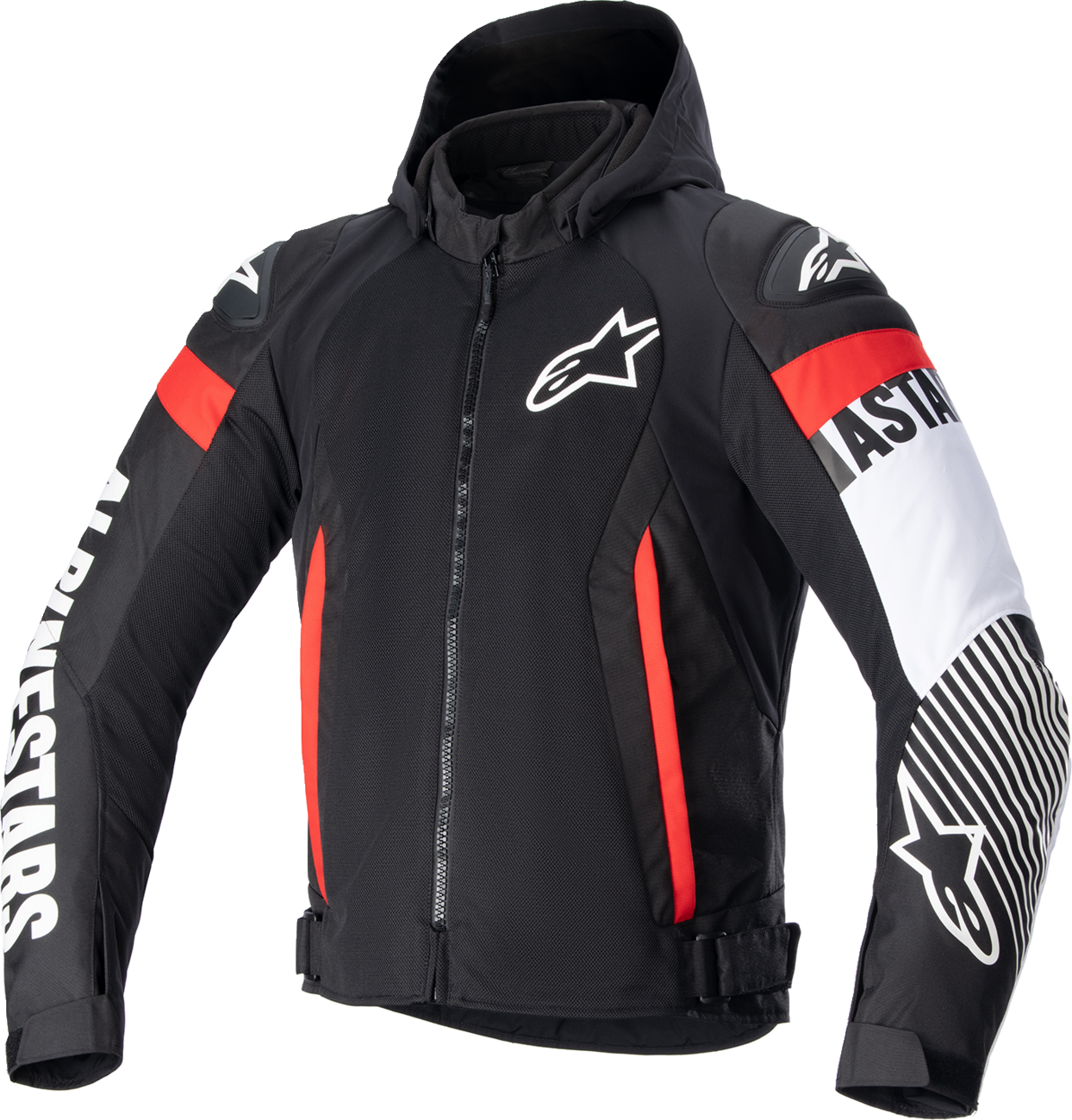 ALPINESTARS Zaca Air Jacket - Black/White/Red - 4XL 3306423-1231