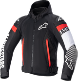 Chaqueta ALPINESTARS Zaca Air - Negro/Blanco/Rojo - 4XL 3306423-1231-4X