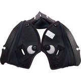 Almohadillas para mejillas AGV Pista GP RR - Negro/Rojo - Talla pequeña 2018500056606S