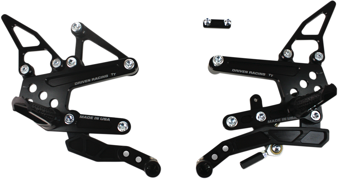 Estribo trasero DRIVEN RACING TT - ZX10R DRP-723-BK