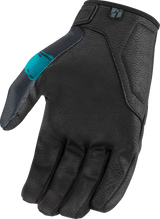 Guantes ICON Hooligan™ Munchies - Verde azulado - XL 3301-4799