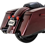 Silenciador redondo deslizante VANCE &amp; HINES Twin Slash - Negro 46672 