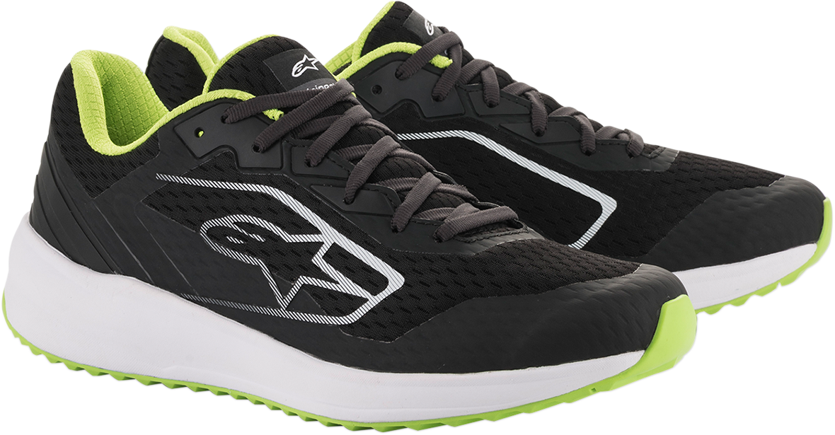 Zapatillas ALPINESTARS Meta - Negro/Blanco/Verde - Talla 13 de EE. UU. 2654520-163-13