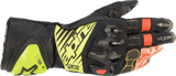 Guantes ALPINESTARS GP Tech V2 S - Negro/Amarillo Fluo/Blanco/Rojo Fluo - 2XL 3556422-1503-2X