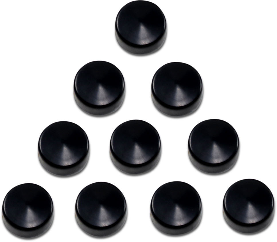 DRAG SPECIALTIES Perno de cubierta hexagonal de 9/16, negro, 352087