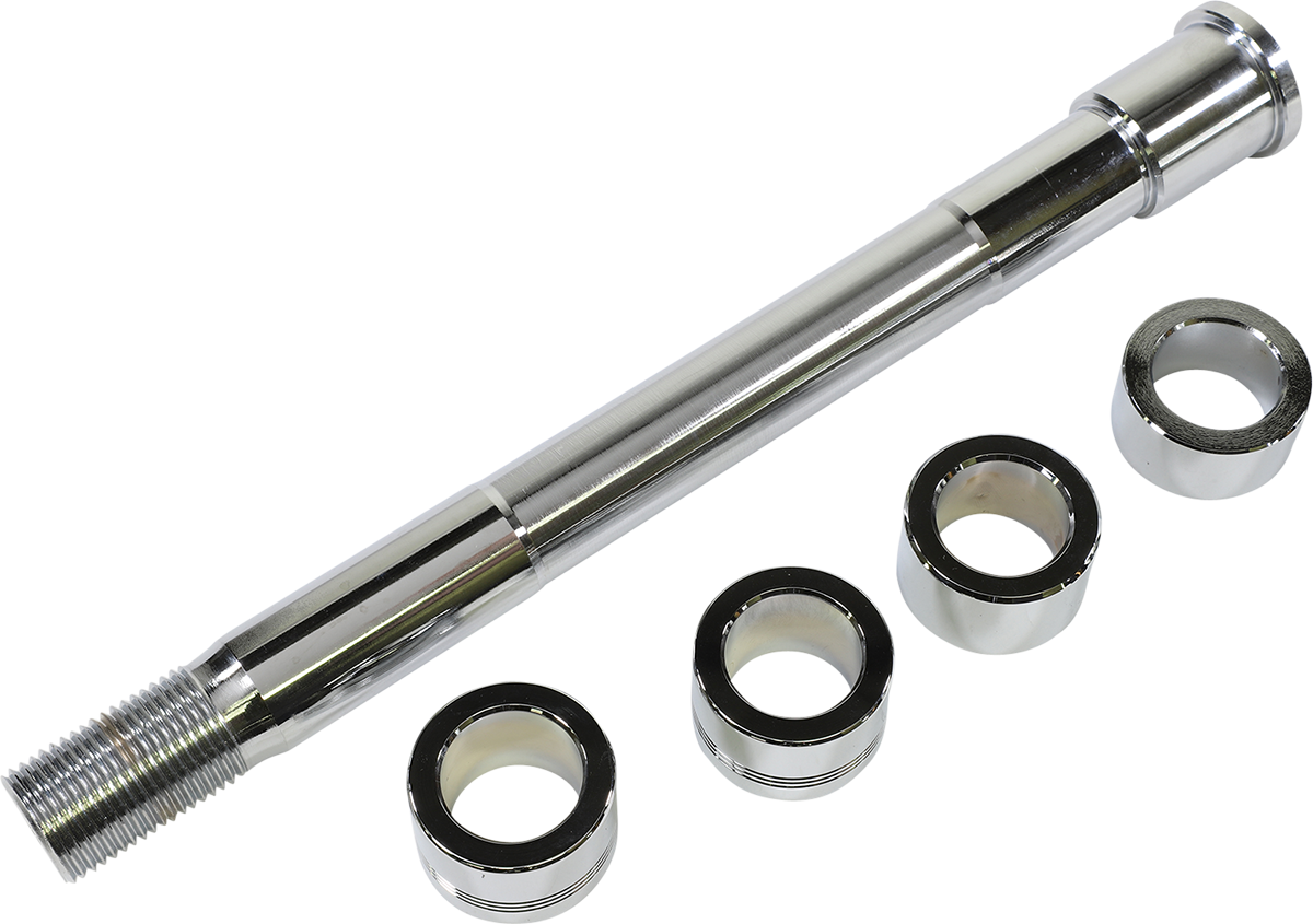 Kit de eje delantero DRAG SPECIALTIES - Cromado W16-0353 