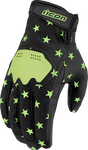 ICON Hooligan™ Old Glory Gloves - Glow - Small 3301-4692
