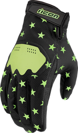 Guantes ICON Hooligan™ Old Glory - Brillo - Pequeños 3301-4692