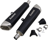 Silenciadores de titanio negro AKRAPOVIC S-T12SO2-HCQTBL 1811-3942
