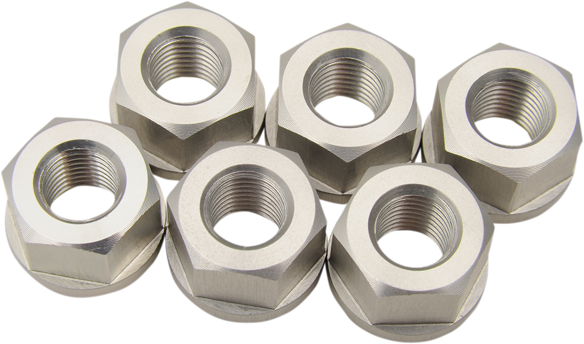 Tuercas de piñón de aluminio DRIVEN RACING - Plateadas - M10 x 1,25 DSNSL 