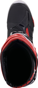 Botas ALPINESTARS Tech 10 - Negro/Rojo - Talla 11 de EE. UU. 2010020-31-11