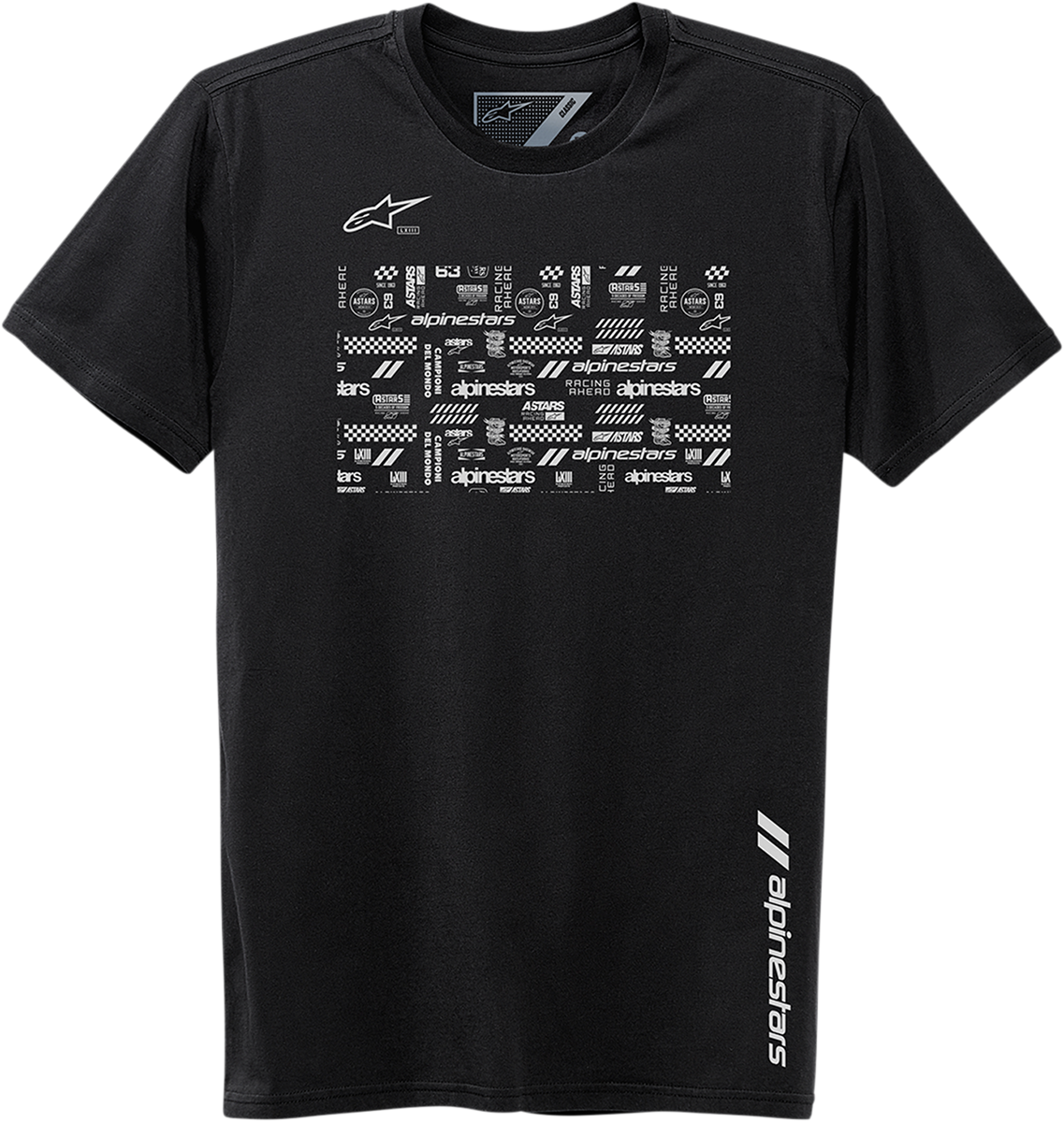 Camiseta ALPINESTARS Chaotic - Negra - Talla L 12307210910L