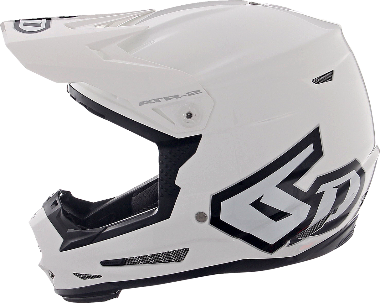 6D ATR-2Y Motorcycle Helmet - Gloss White - Medium 11-5611