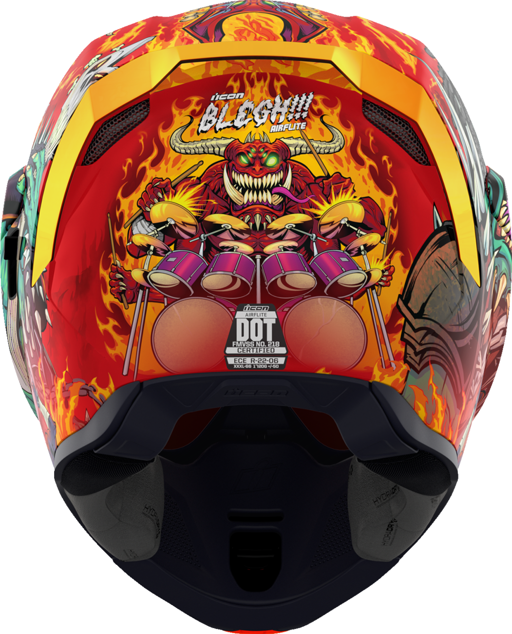Casco ICON Airflite™ - Blegh - MIPS® - Rojo - Grande 0101-16923