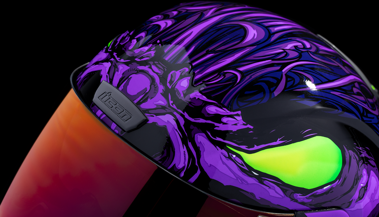 ICON Airform™ Motorcycle Helmet - Manik'RR - MIPS® - Purple