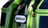Kit de matrícula para motocicleta KODLIN - Curvado - Negro KUS20100