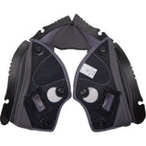 Almohadillas para mejillas AGV Pista GP RR - Gris/Cian - XL 201850005623GXL