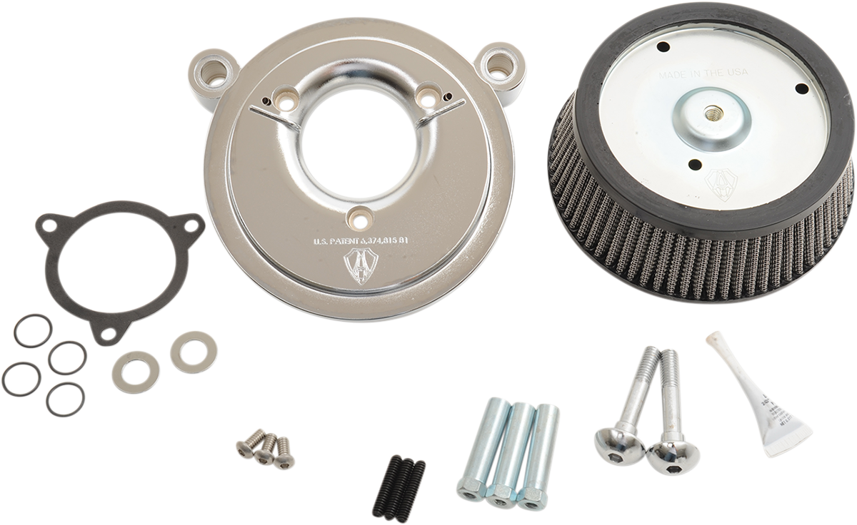 Filtro de aire sintético ARLEN NESS Stage-1 - Cromado - FLH 50-514 