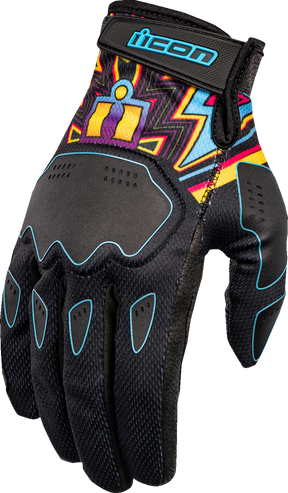 ICON Hooligan™ Lucky Lid Gloves - Black - 2XL 3301-4645