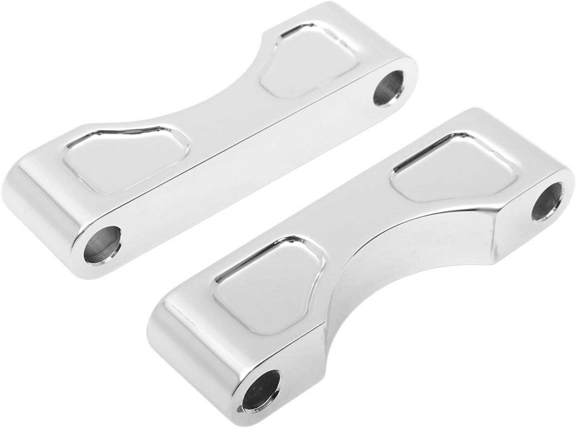 Bloques de montaje para guardabarros delantero KLOCK WERKS Hugger - Para ruedas de 16", 17" y 18" - Satinado KWFS-01-0103