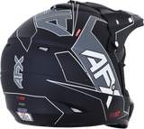 Casco de motocicleta AFX FX-17 - Aced - Negro mate/blanco - Talla mediana 0110-6490