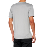 Camiseta deportiva 100% Mission - Gris - Talla mediana 20014-00006