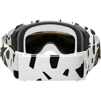 Gafas ALPINESTARS Supertech - Corp - Blanco/Dorado - ABS Vision - Espejo Dorado 5100325-2044 