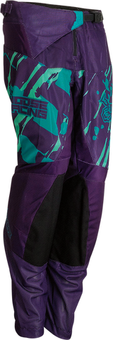 Pantalones Agroid para jóvenes MOOSE RACING - Morado/Verde azulado - 26 2903-2175