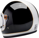 Casco BILTWELL Gringo S - Blanco brillante/Negro Tracker - Pequeño 1003-566-502 