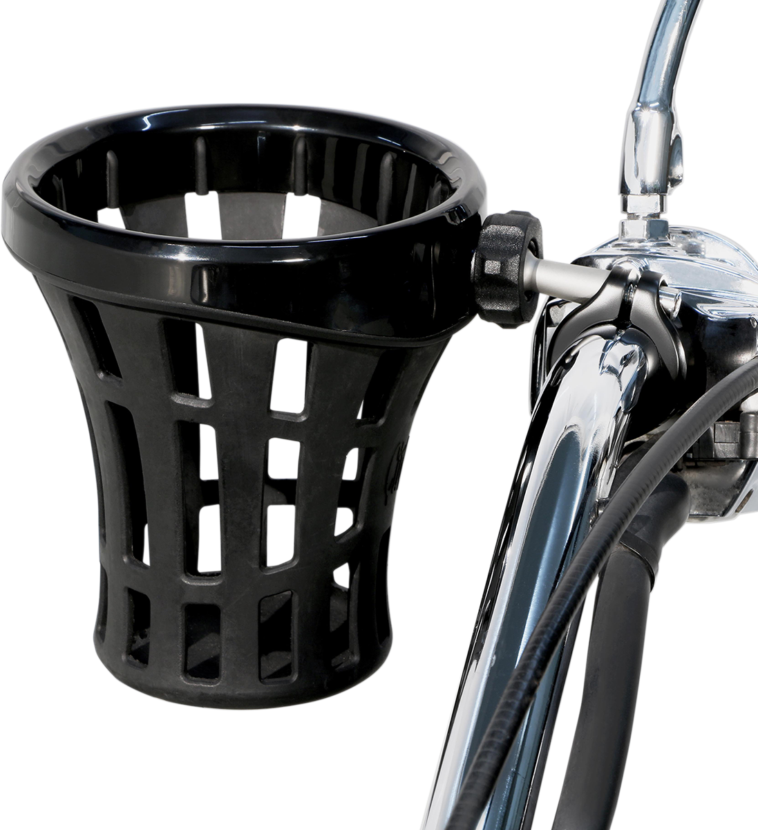Portavasos CIRO - Abrazadera de 7/8" - 1" - Negro 50913 