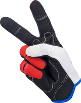 Guantes de moto BILTWELL - Rojo/Blanco/Azul - XL 1501-1208-005 
