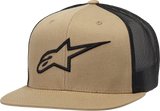 Gorra de camionero ALPINESTARS Corp - Arena/Negro - Talla única 1025810032310OS
