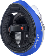 Casco BILTWELL Lane Splitter - Rojo Podium Brillante/Blanco/Azul - 2XL 1004-549-106