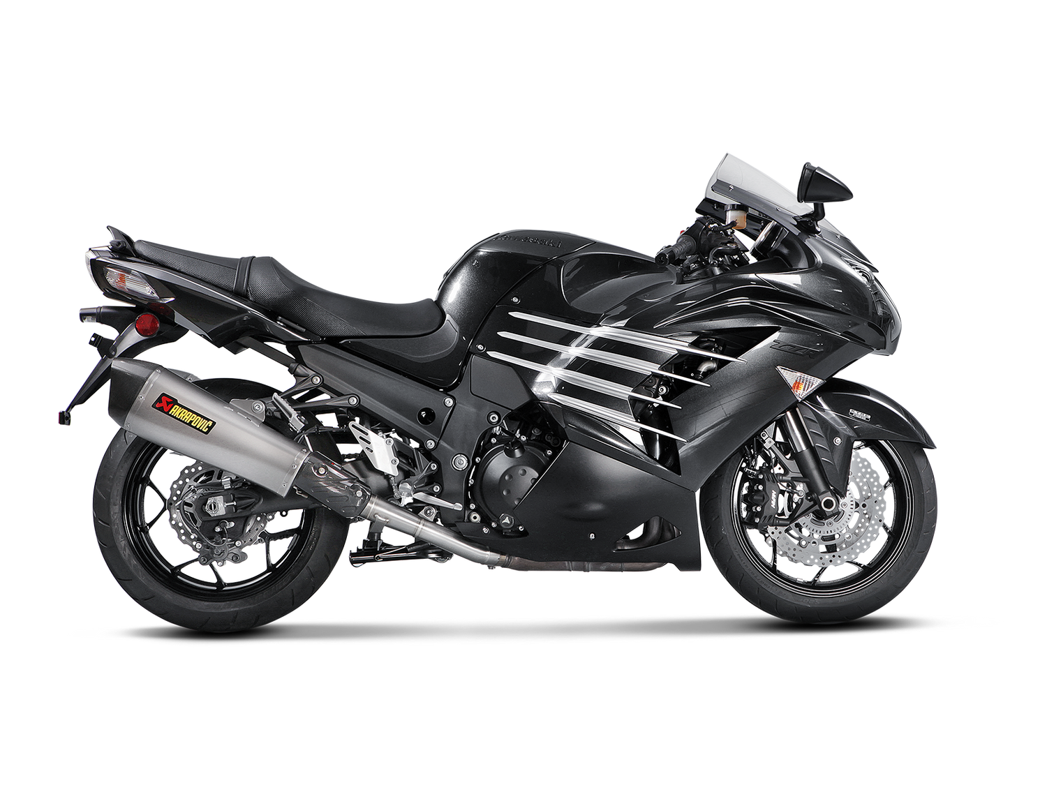 Akrapovic Exhaust Kawasaki ZX14R 2012-2025, Slip-On Line Titaniun