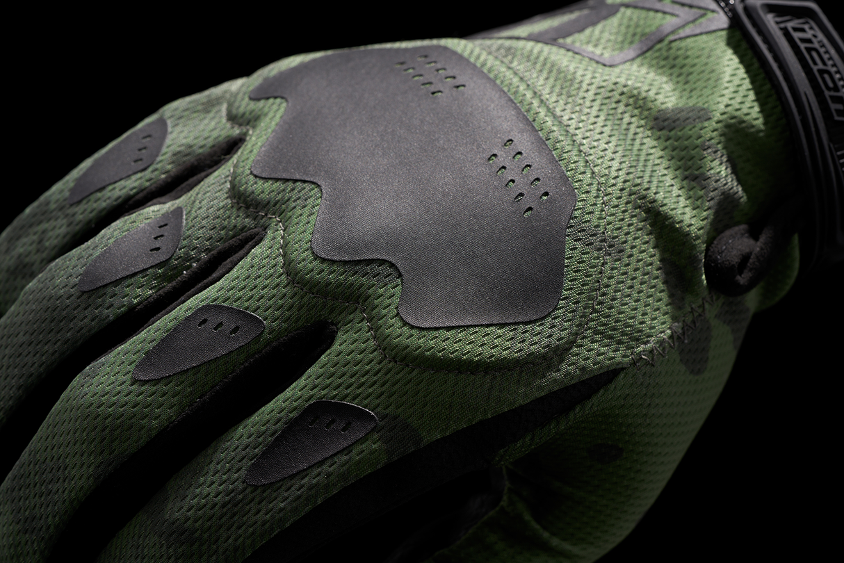 Guantes ICON Hooligan™ CE - Camuflaje verde - XL 3301-4405
