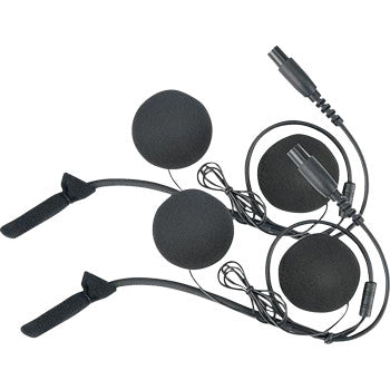 Kit de intercomunicador/radio y auriculares para casco NAVATLAS - Biplaza - Negro NI2RIH2 