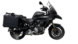 Benelli TRK 502 2017-2020 GPR Tech 38+38L Aluminum Side Cases, Black with Pannier Holders - photo 1