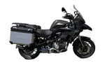 Benelli TRK 502 2021-2024 GPR Tech 38+38L Aluminum Side Cases, Silver with Pannier Holders - photo 1