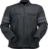 Chaqueta de cuero Remedy Z1R - Negra - Talla grande 2810-3891 